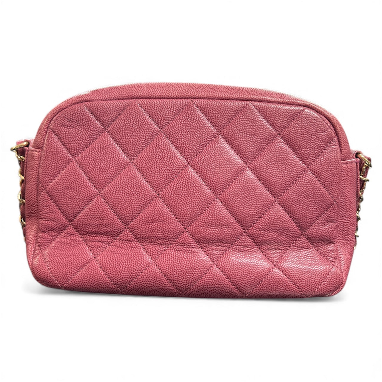 CHANEL Matelasse Pink Caviar Skin Shoulder Bag CH1938
