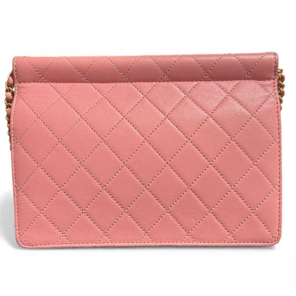 CHANEL Matelasse Pink Shoulder Bag CH1937