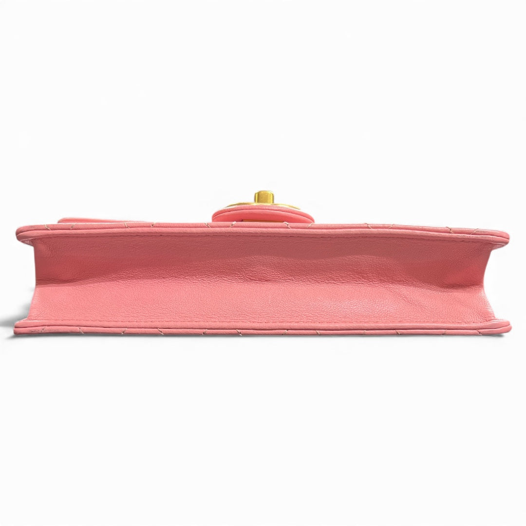 CHANEL Matelasse Pink Shoulder Bag CH1937