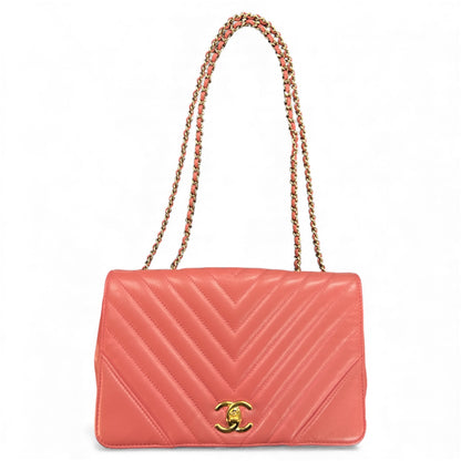 CHANEL Coral Pink Shoulder Bag CH1903