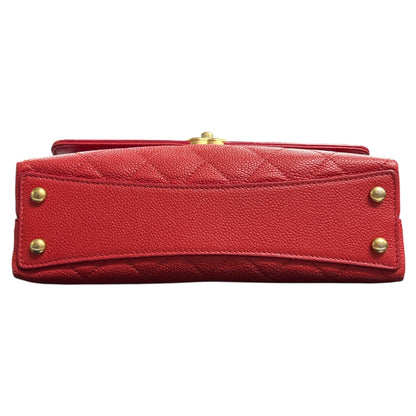 CHANEL Red Caviar Skin Shoulder Bag CH1892