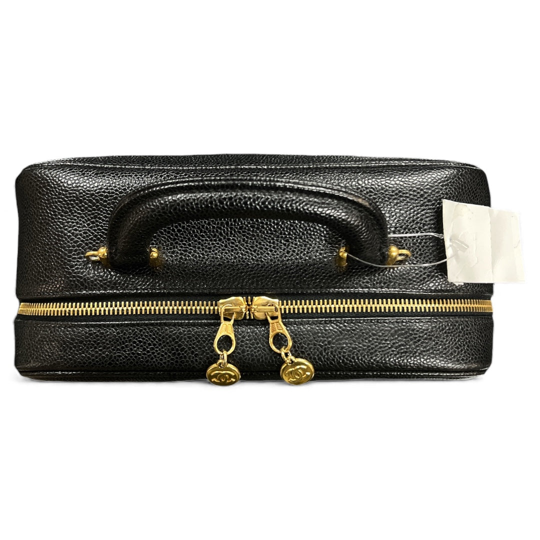 CHANEL Black Vanity 2Way Shoulder Handbag CH1871