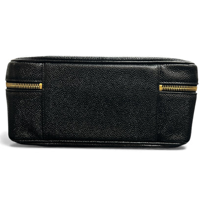 CHANEL Black Vanity 2Way Shoulder Handbag CH1871