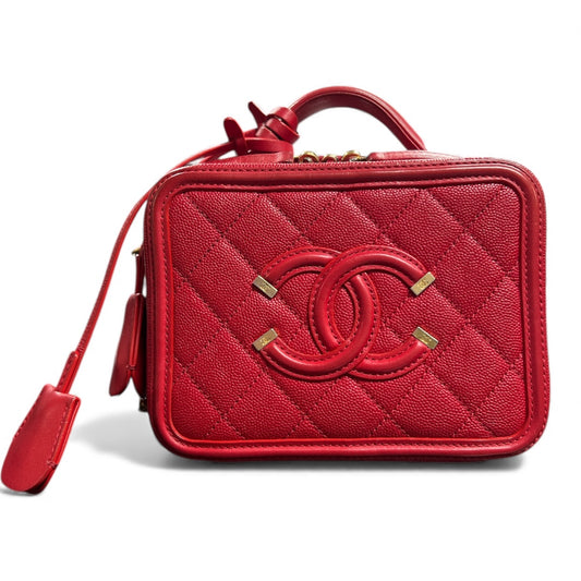 CHANEL Matelassé 2Way Mini Vanity Bag CH1860