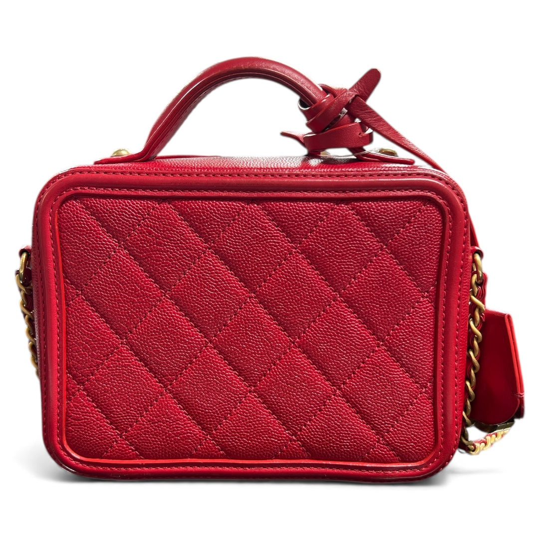 CHANEL Matelassé 2Way Mini Vanity Bag CH1860