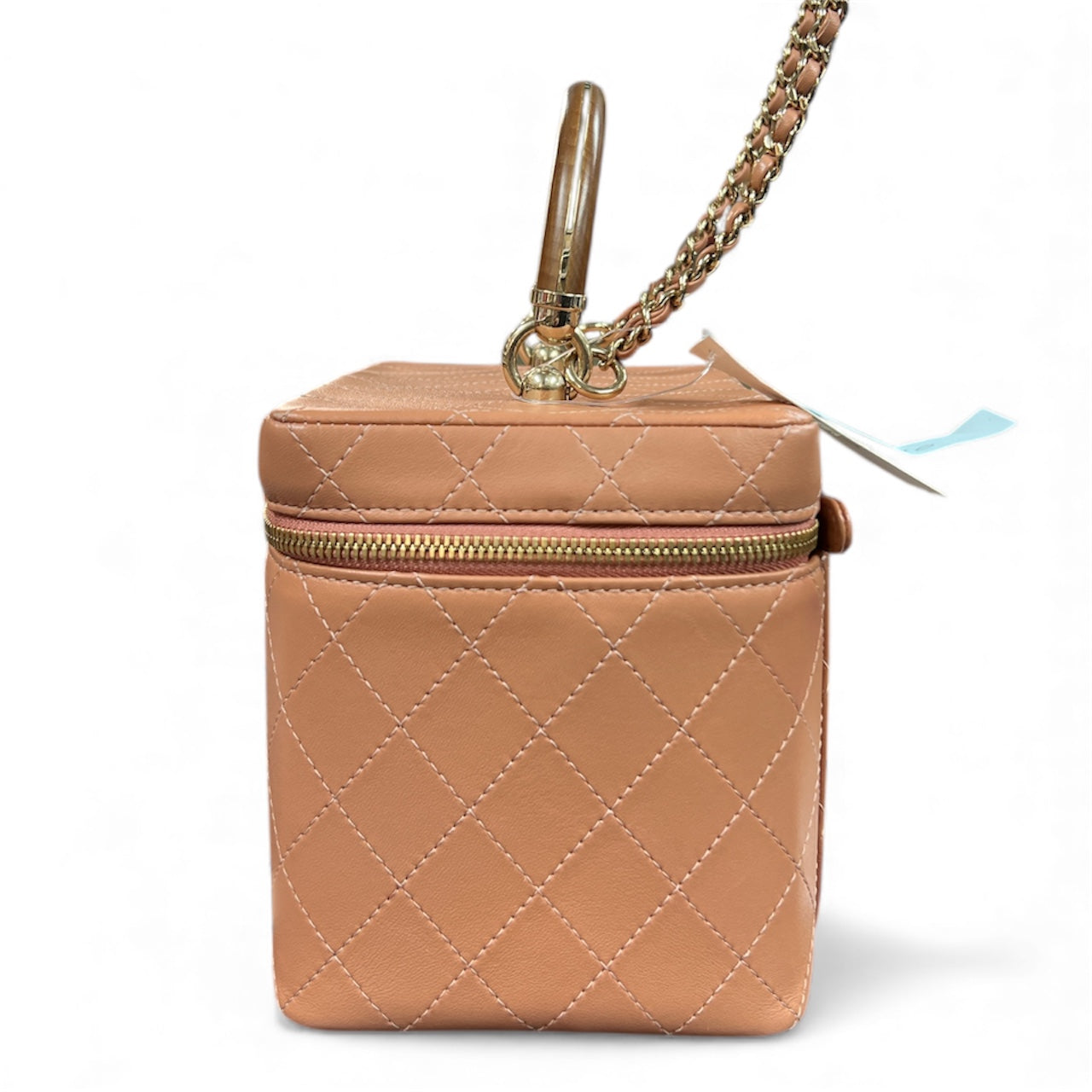 CHANEL Vanity 2-Way Bag Pink C1779