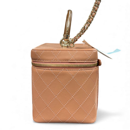 CHANEL Vanity 2-Way Bag Pink C1779