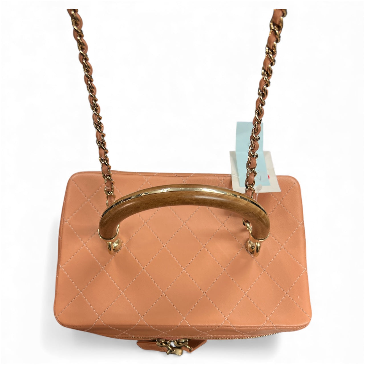 CHANEL Vanity 2-Way Bag Pink C1779