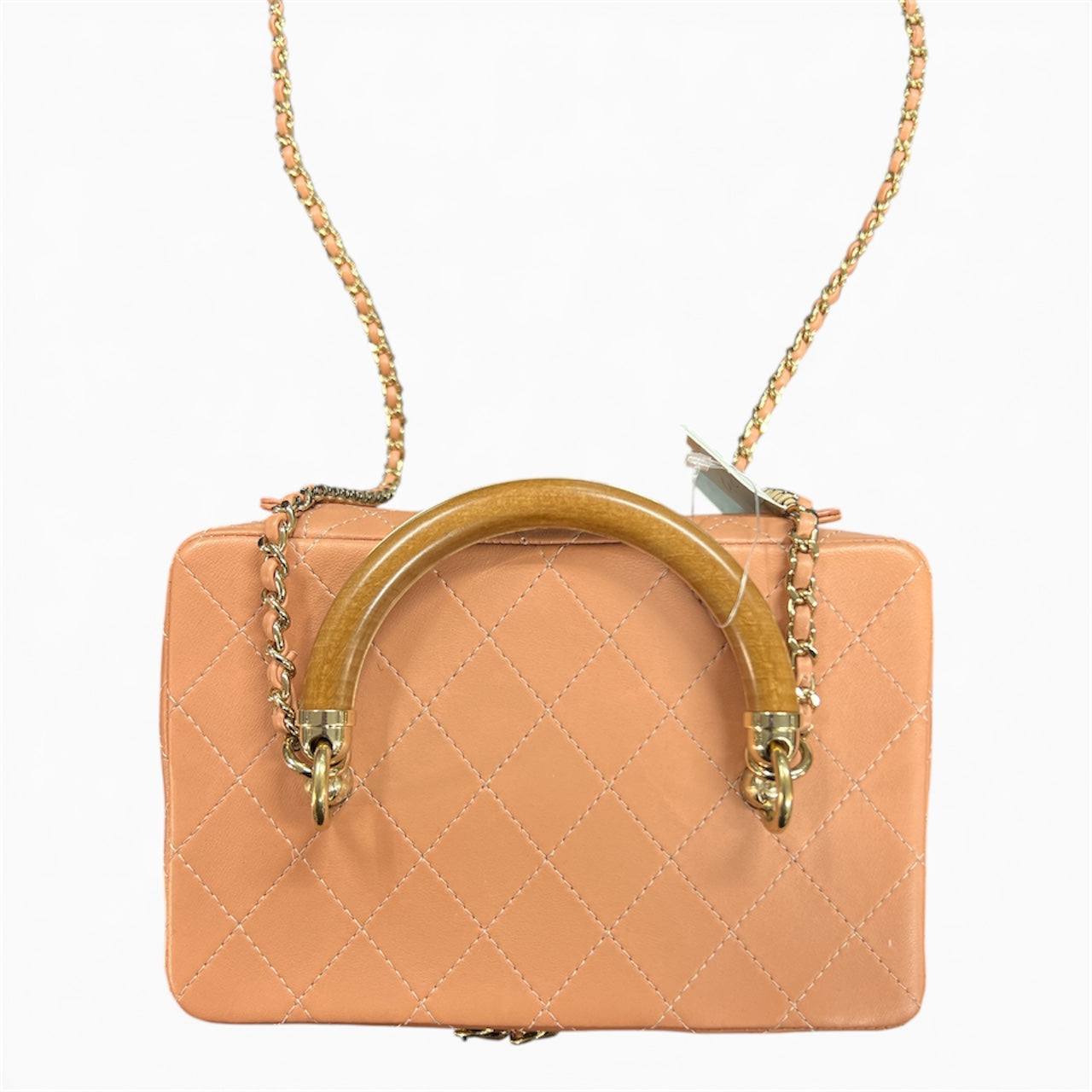 CHANEL Vanity 2-Way Bag Pink C1779