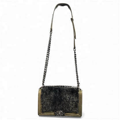 CHANEL Boy Chanel Gold Shoulder Bag CH1680