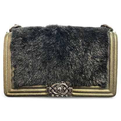 CHANEL Boy Chanel Gold Shoulder Bag CH1680