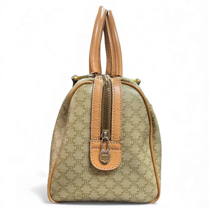 CELINE Beige/Brown Boston Bag Ce245