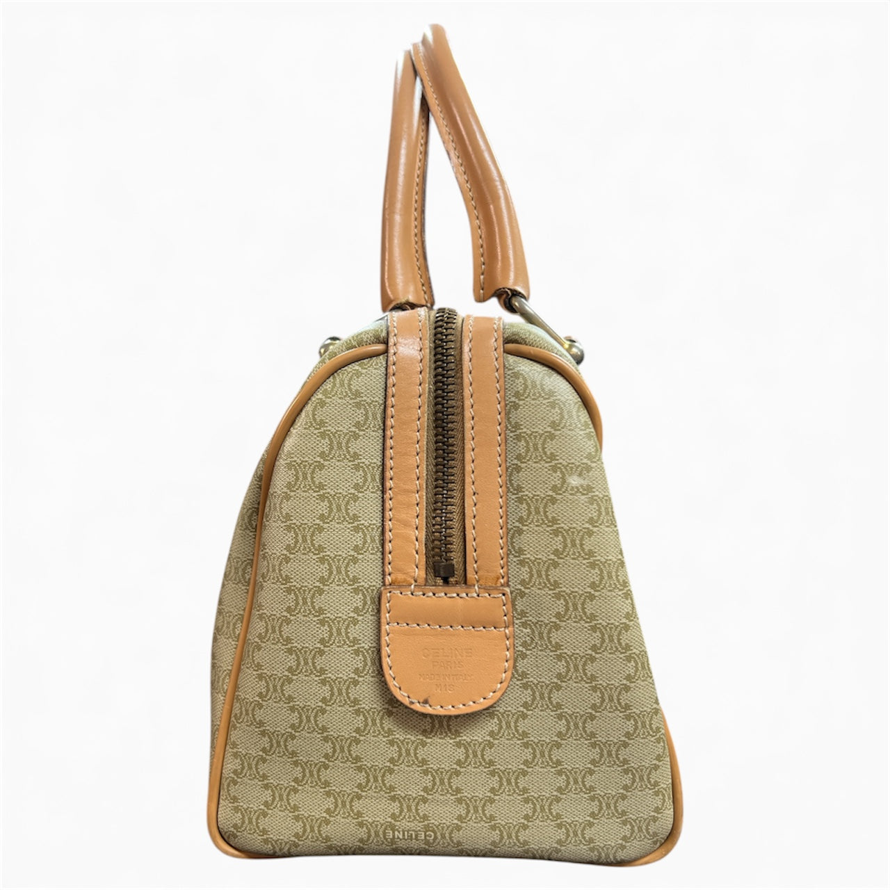 CELINE Beige/Brown Boston Bag Ce245