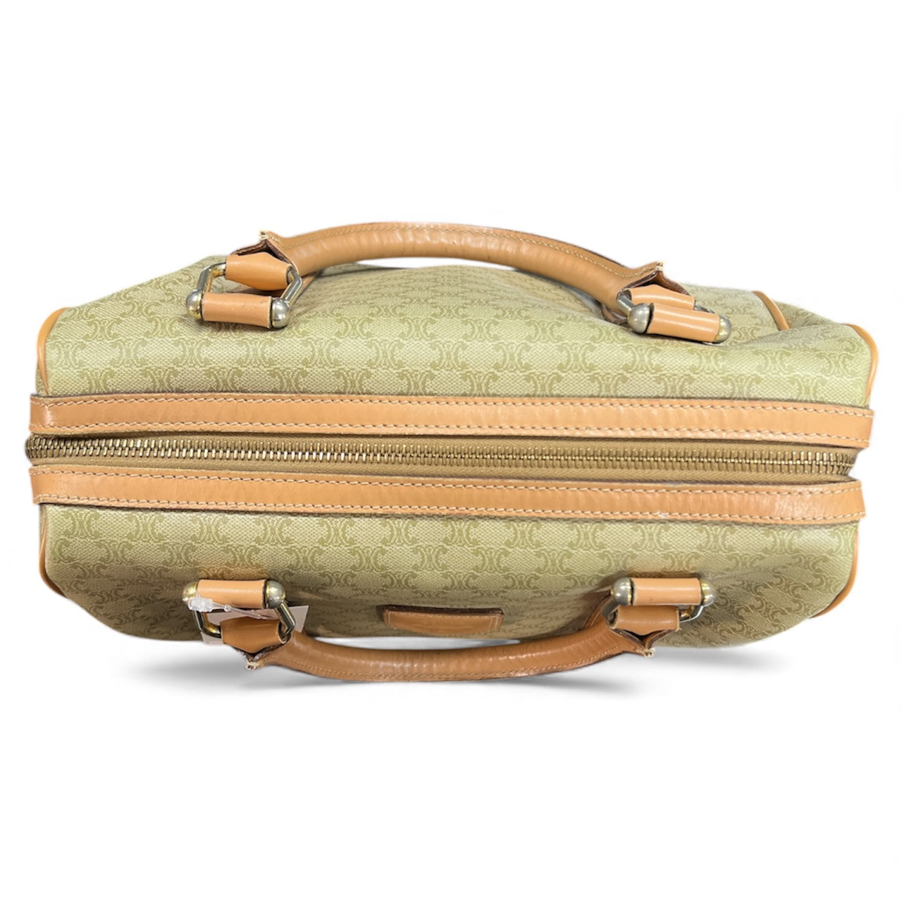 CELINE Beige/Brown Boston Bag Ce245