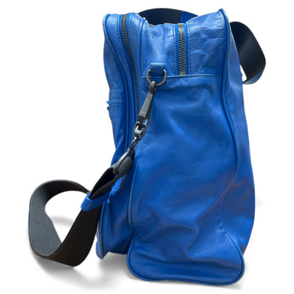 BOTTEGA VENETA Blue Leather Shoulder Bag Bo25