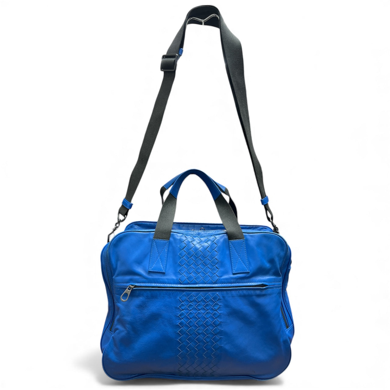 BOTTEGA VENETA Blue Leather Shoulder Bag Bo25