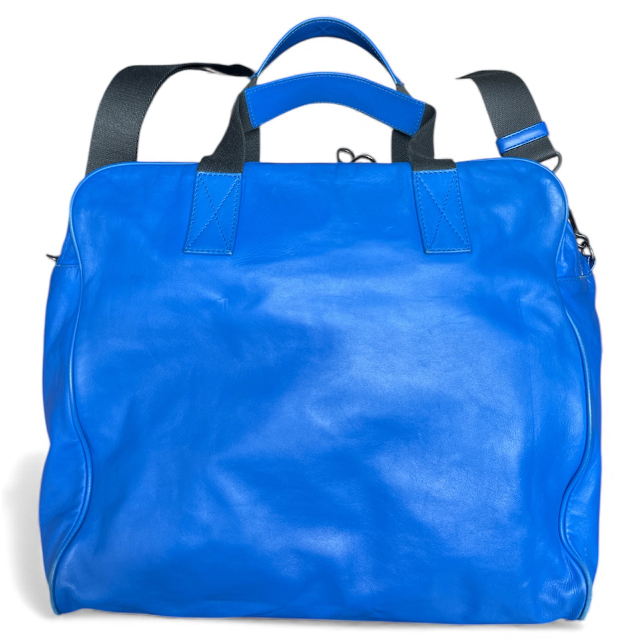 BOTTEGA VENETA Blue Leather Shoulder Bag Bo25