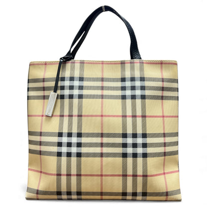 Burberry Check Pattern Tote Bag BU1030