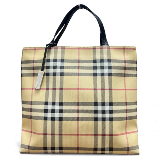 Burberry Check Pattern Tote Bag BU1030