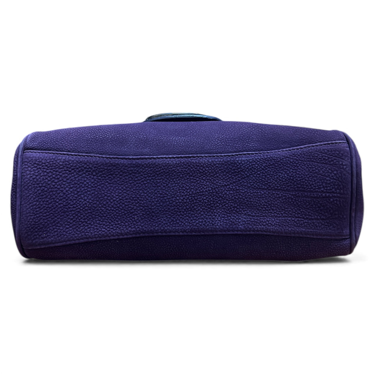 ARMANI Purple Leather Handbag with Flap AR16