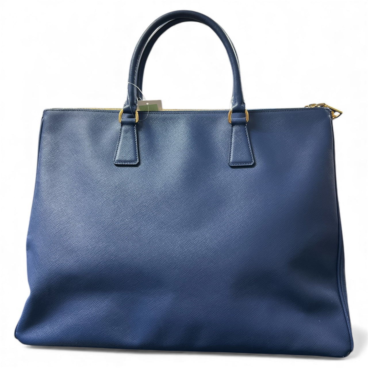 PRADA Navy Leather Tote Bag PR156