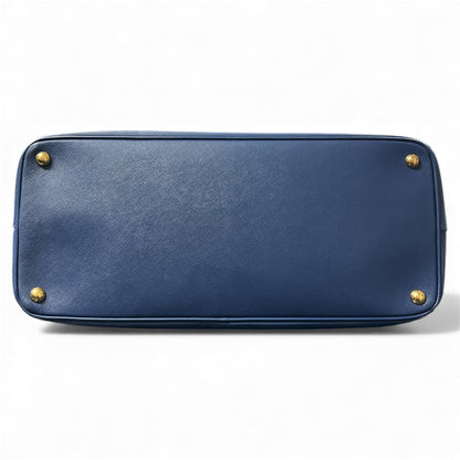 PRADA Navy Leather Tote Bag PR156