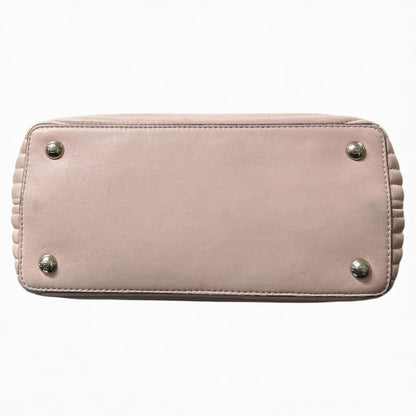 FENDI Pink Quilted Shoulder Bag FE347