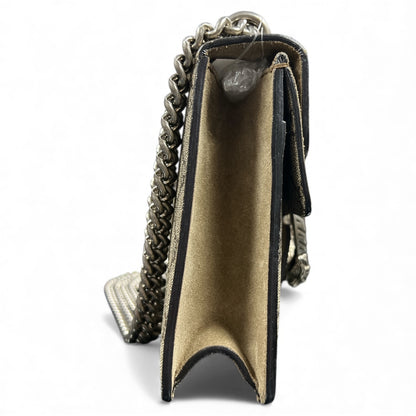 GUCCI GG Pattern Shoulder Bag Beige GU518