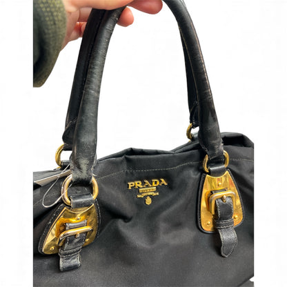 PRADA Black Nylon Bag PR119