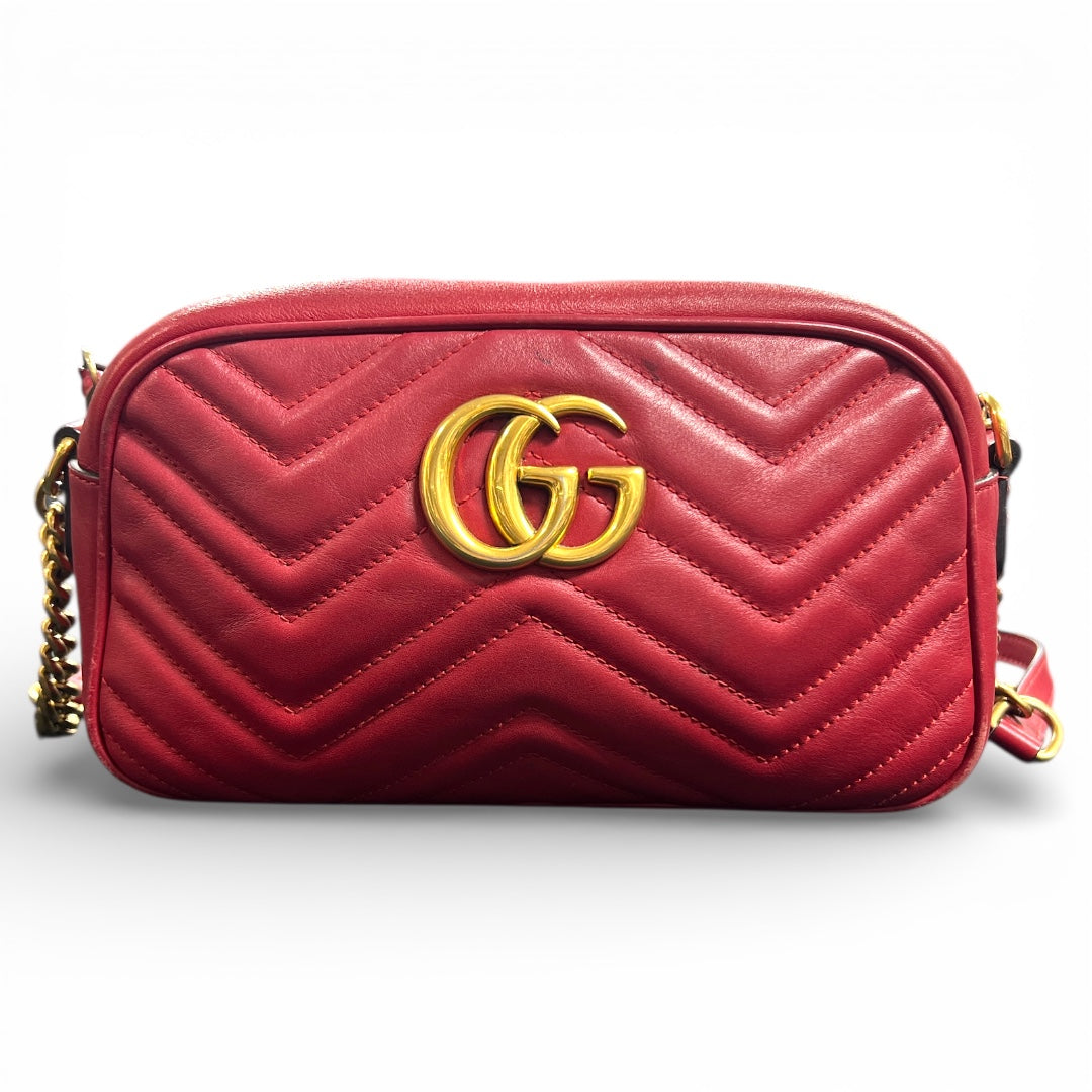 GUCCI GG Marmont Chain Shoulder Bag Gu530