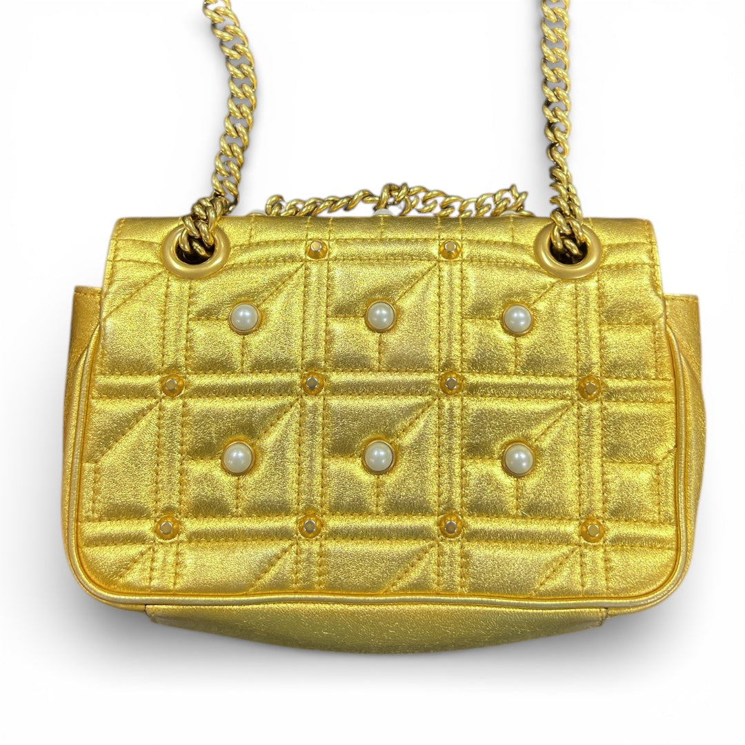 GUCCI GG Marmont Pearl × Leather Gu525