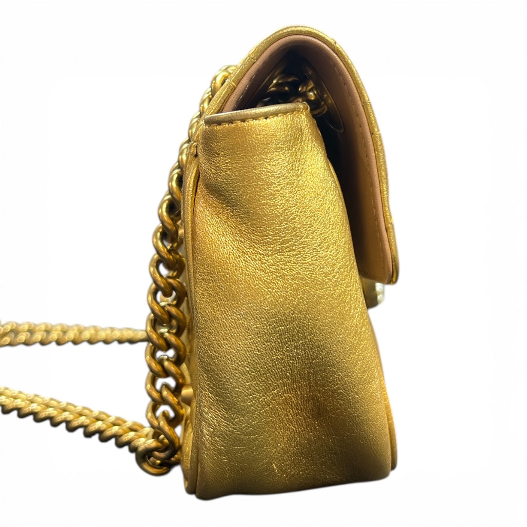 GUCCI GG Marmont Pearl × Leather Gu525