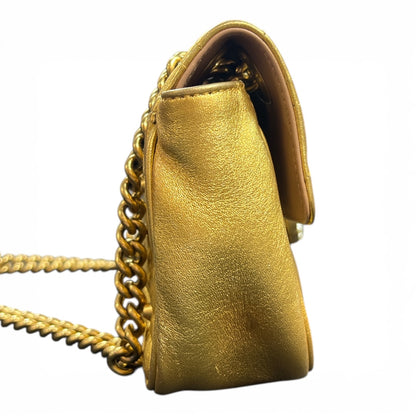 GUCCI GG Marmont Pearl × Leather Gu525