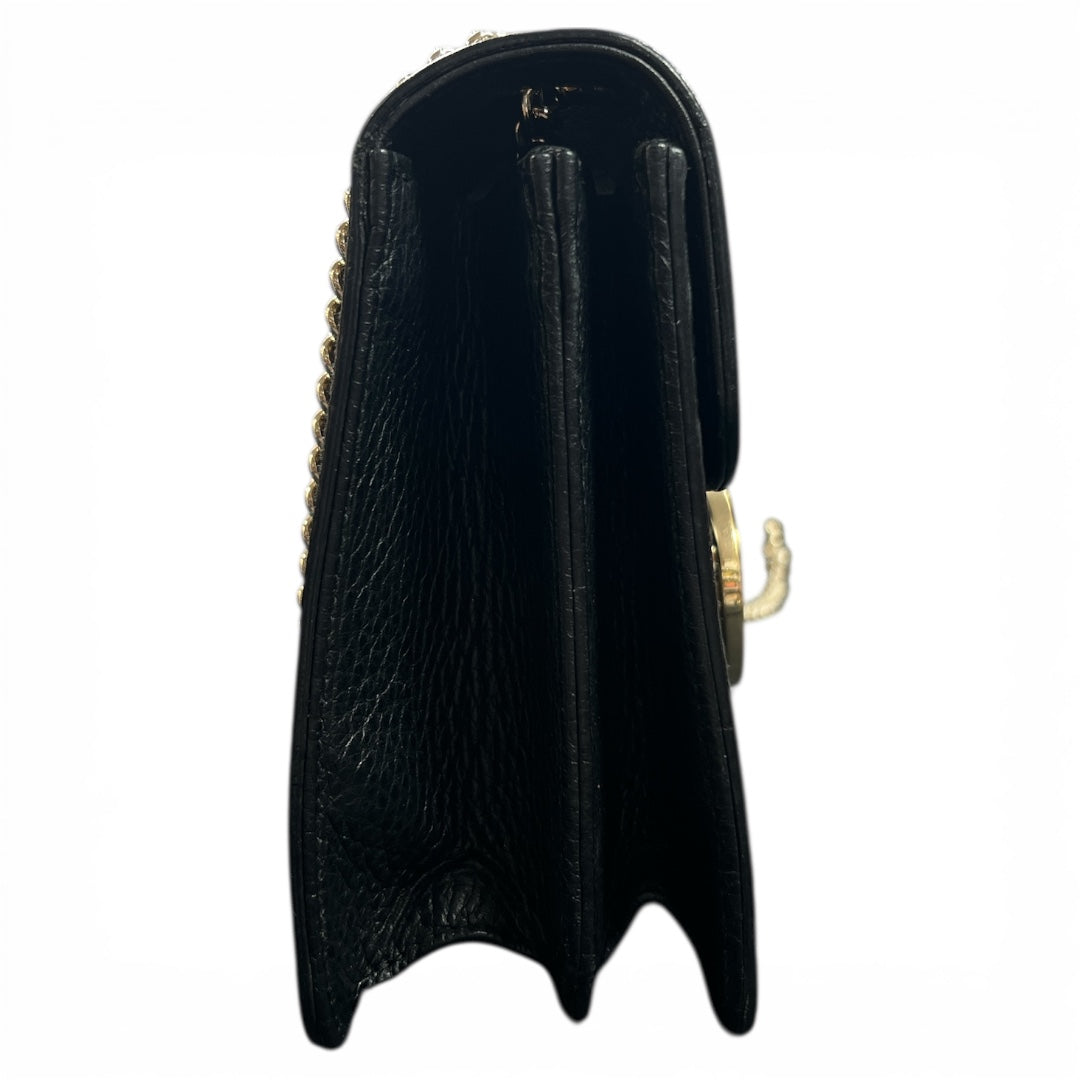 GUCCI Black Chain Wallet Gu513