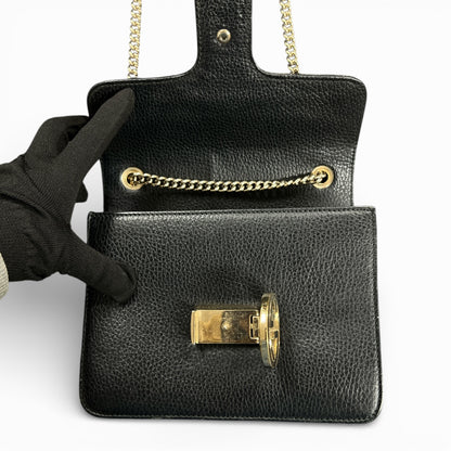 GUCCI Black Chain Wallet Gu513