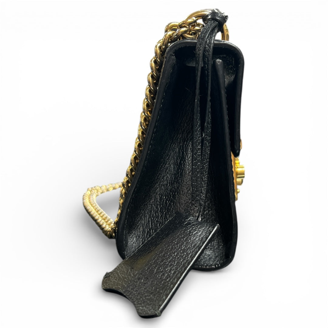 GUCCI Black Leather B-Star Shoulder Bag Gu508