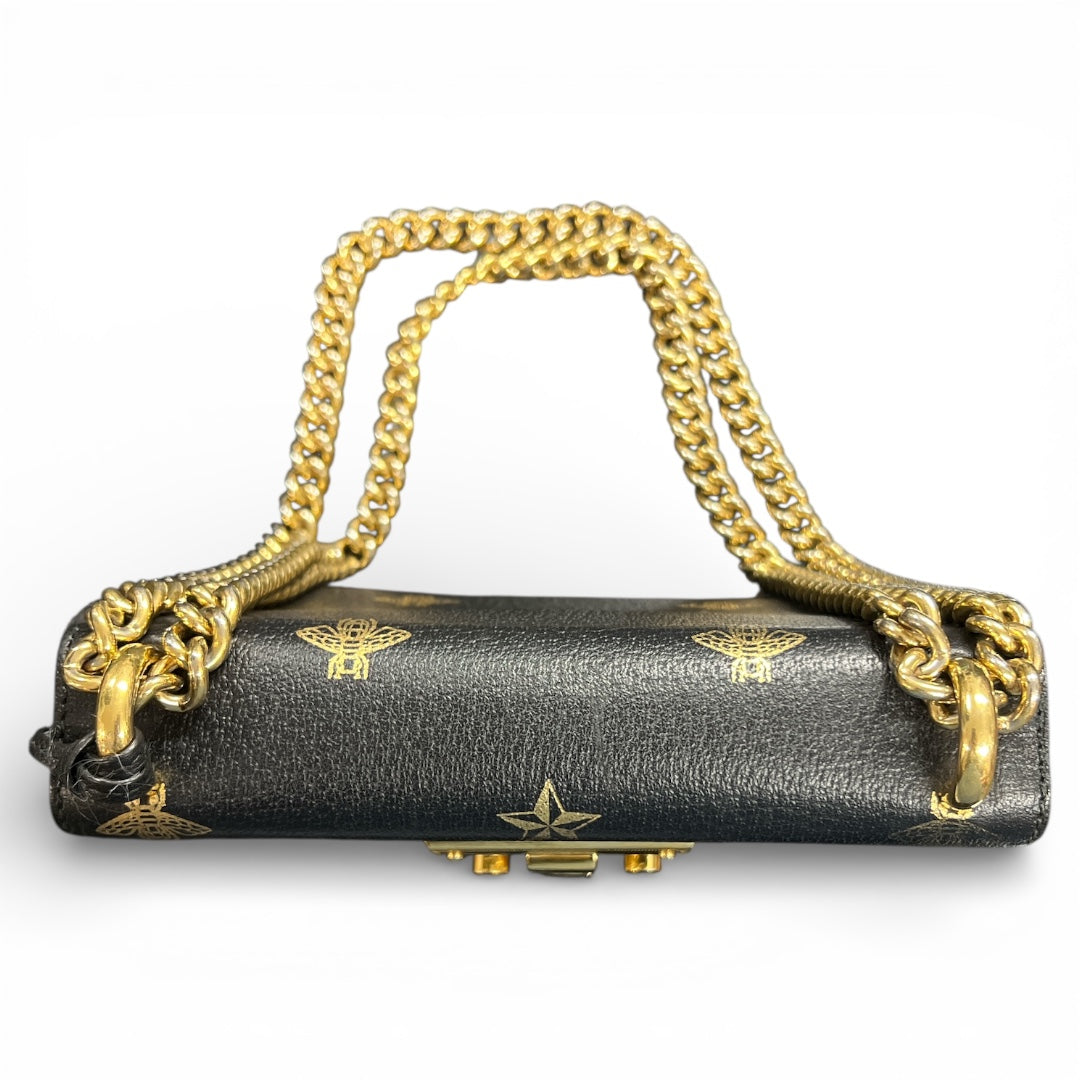 GUCCI Black Leather B-Star Shoulder Bag Gu508