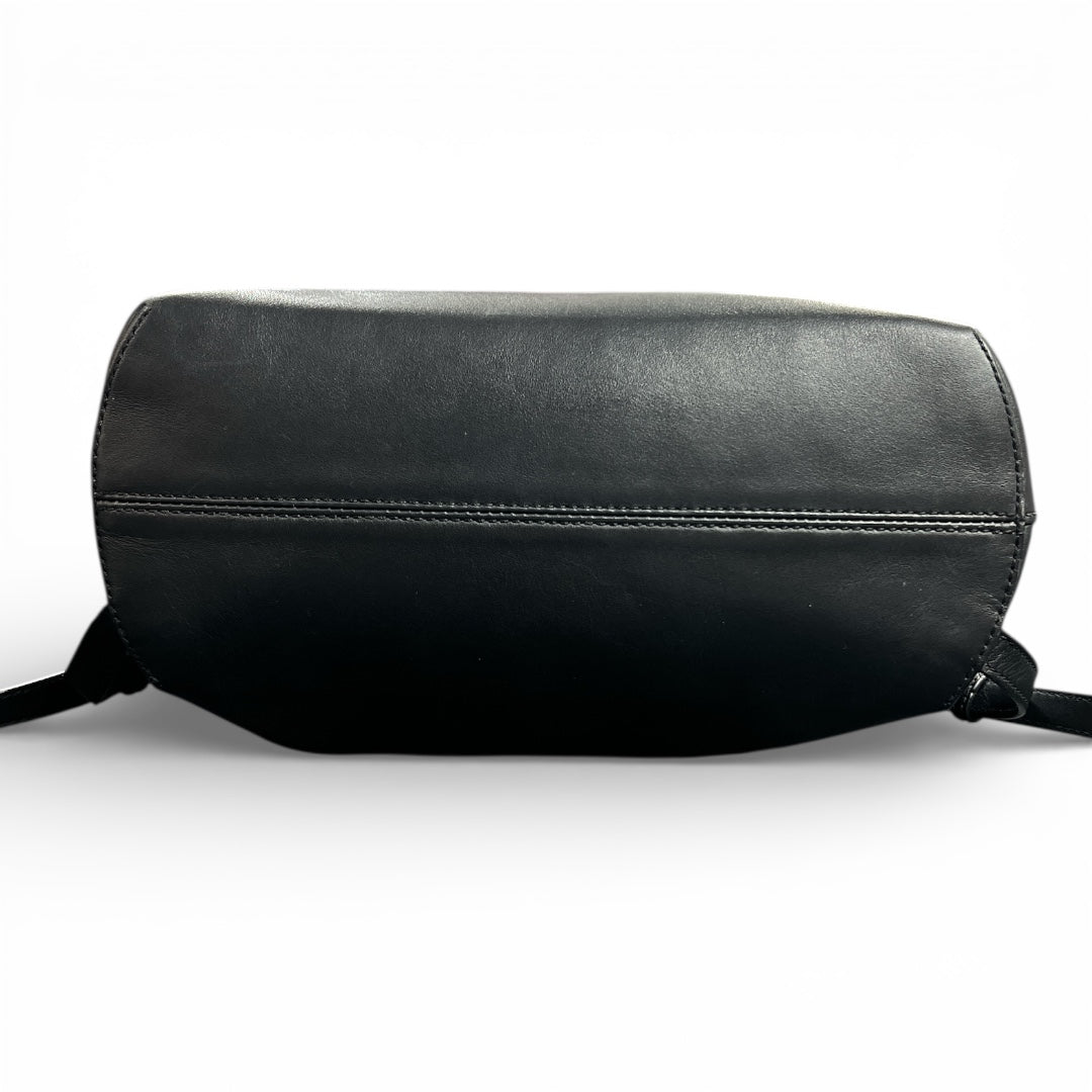 FENDI Black Leather 3-Way Bag FE333