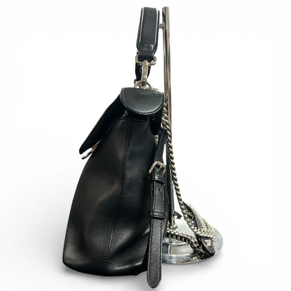 FENDI Black Leather 3-Way Bag FE333