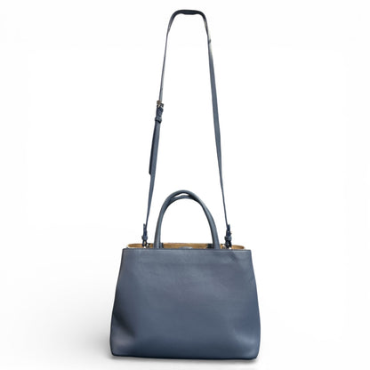FENDI Dark Blue Leather Handbag FE332
