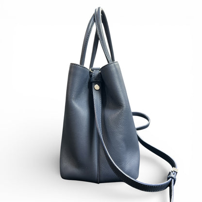 FENDI Dark Blue Leather Handbag FE332