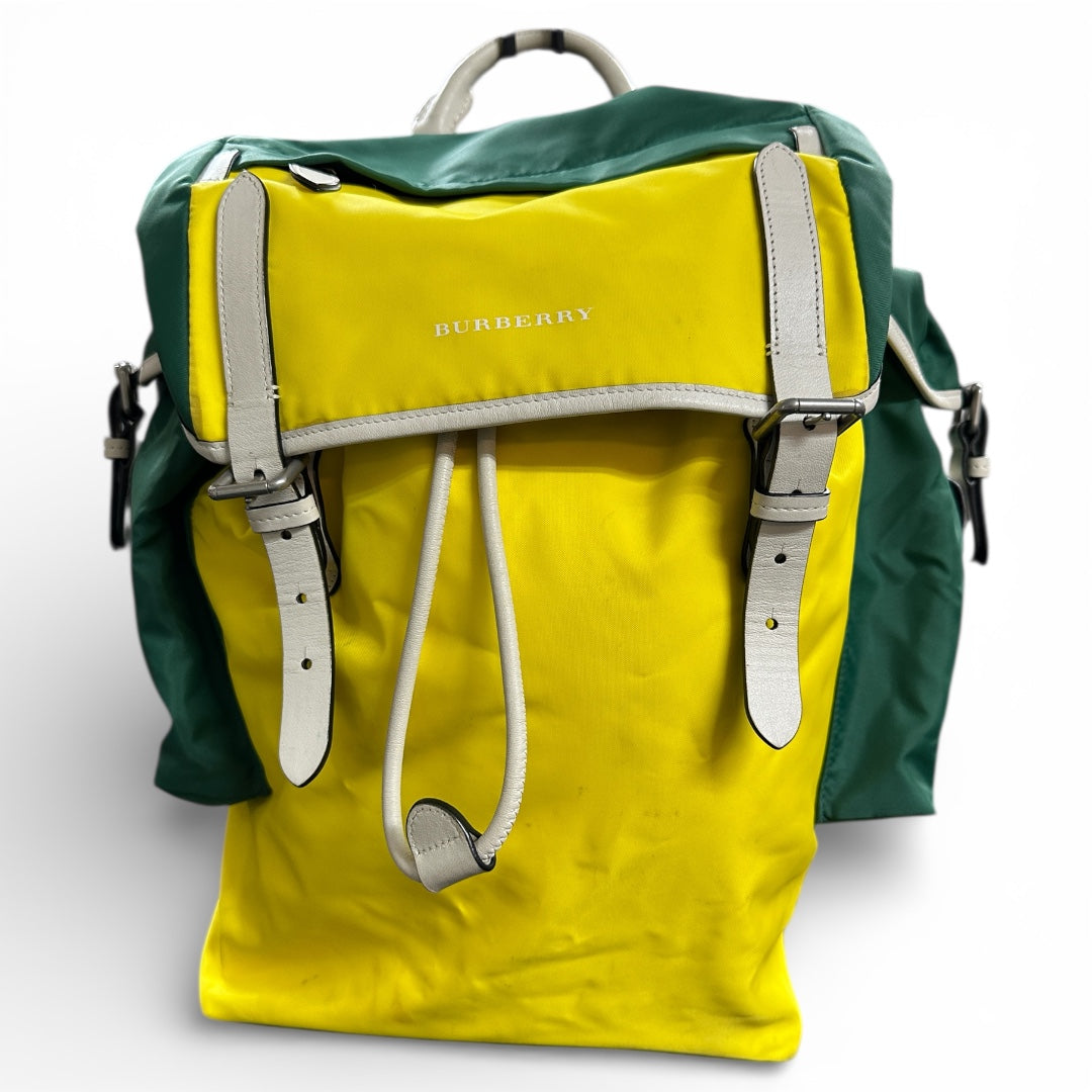 BURBERRY Backpack Yellow/Green BU952