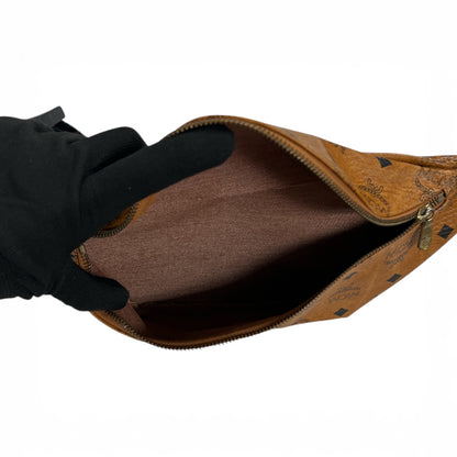 MCM Body Bag Leather Brown MC181