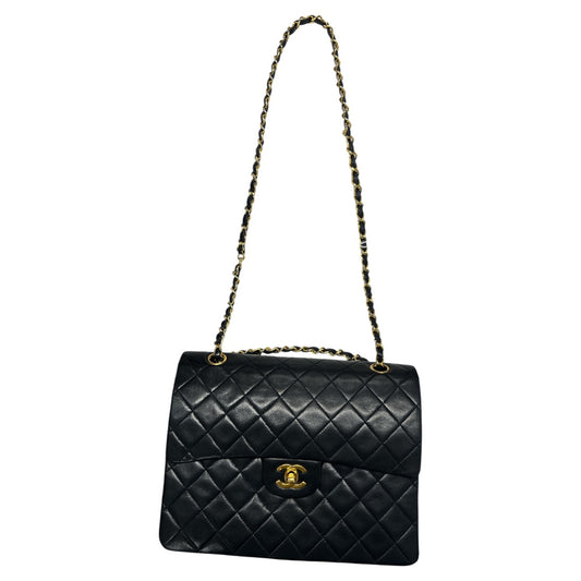 CHANEL Matelassé Double Flap Chain Shoulder Bag CH2085