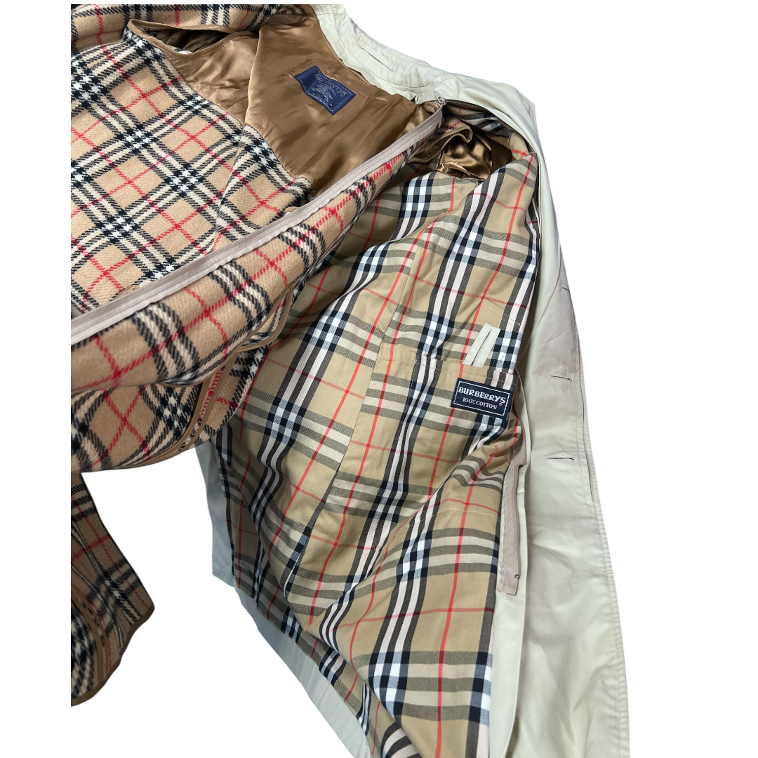 Burberry Ivory Trench Coat BU1207