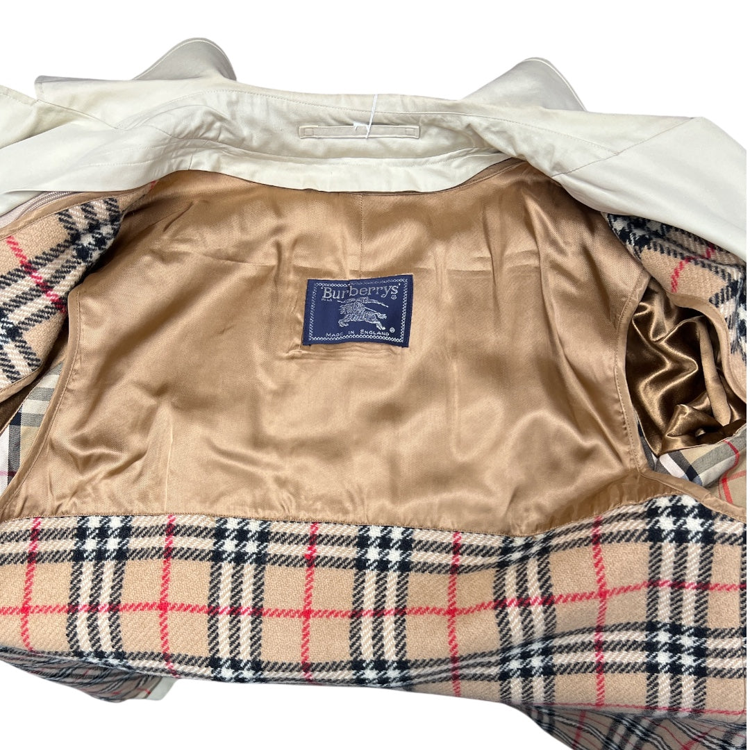 Burberry Ivory Trench Coat BU1207