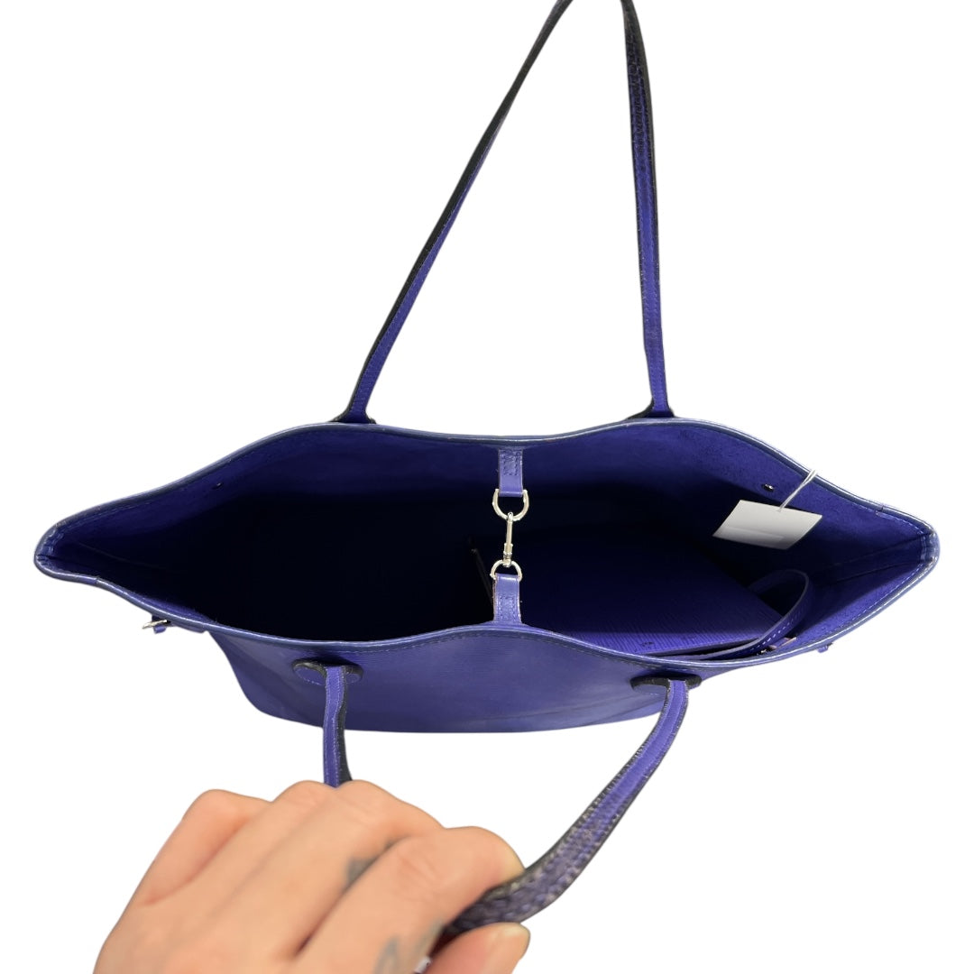 LOUIS VUITTON Epi Neverfull MM Fig Purple Tote Bag  LO2178