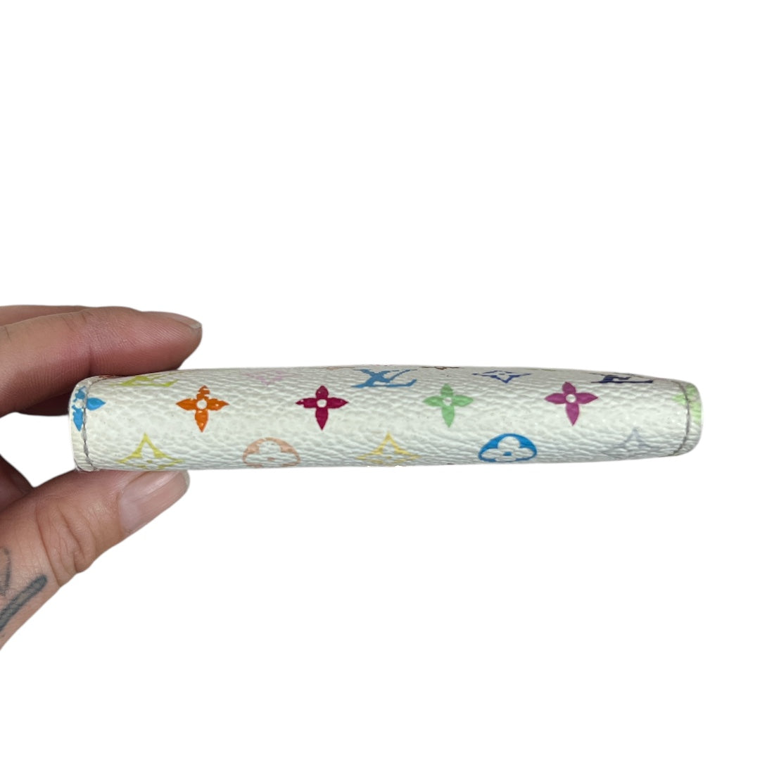 LOUIS VUITTON Monogram Multicolor Key Case White  LO2179