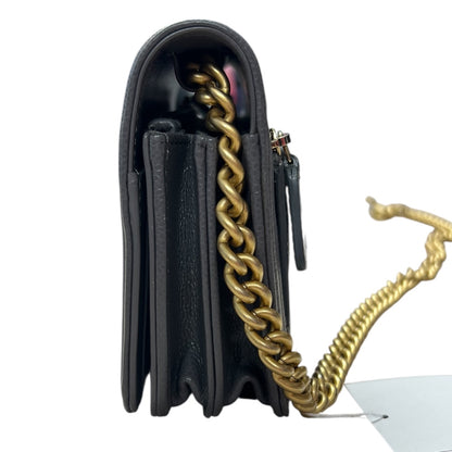 CHANEL Boy Chanel Mini Matelasse Chain Shoulder Bag Caviar Skin Gray  CH2093