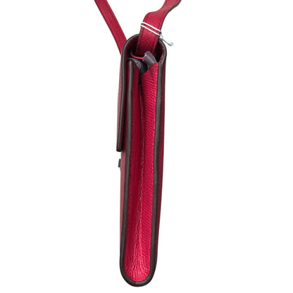 HERMES Click 16 Pochette Crossbody Bag Pink Leather Shoulder Bag  HE435